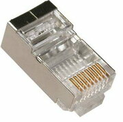 RJ45ShieldedModularPlug,Cat.5E,LY-US006,3u"Goldplated,100pcs/bag