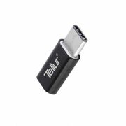 AdaptorTellurType-C-microUSB,negru