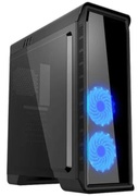 CaseATXGAMEMAXElysium,w/oPSU,2x120mm,BlueLed,Fancontroller,USB3.1,TP,DustFilter,Black