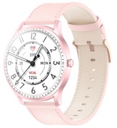 KieslectSmartWatchLora,LeatherStrap,Pink