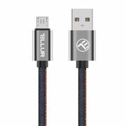 CabludedateTellurDenimMicro-USB,1m,albastru