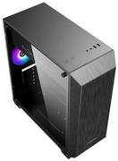 CaseATXGAMEMAXNovaN5,w/oPSU,1x120mm,FRGBLEDfan,ARGBLEDstrip,TG,USB3.1,Black