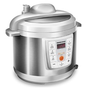 МультиваркаRedmondRMC-PM4506E,900W,5Lcontainerwithnon-sticksurface,6programs,LCDdisplay, grayblack