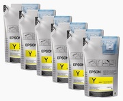 InkSupplyUnitEpsonUltraChromeDSYellowT46D440(1.1LX6),C13T46D440