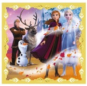 Trefl34847Puzzle3In1AnnaAndElsaFrozen2