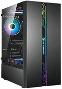 2EGAMINGComputercaseRUNA(G2107)MidT,2xUSB2.0,1xUSB3.0,1x120mmARGB+ARGBstrip,TG(sidepanel),withoutPSU,black