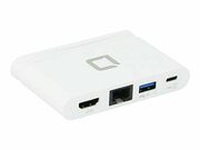 DicotaD31730USB-CPortableDocking4-in-1withHDMI4K,USB-C,USB-A,LANRJ45