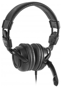 DefenderStereoHeadphonesBravoHN-880(63880),Black,w/Mic,VolumeControl,CableLength:2.1m