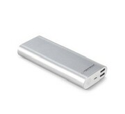 10000mAhPowerBank-EsperanzaEMP113S,Silver,Powercapacity:10000mAh,PortableBatteryChargerwith2xUSBoutputsockets,LEDPowercapacityindicator,Outputpower:5V/1A,2.1A