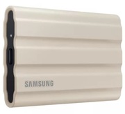 1.0TBSamsungPortableSSDT7ShieldBeige,USB-C3.1(88x59x13mm,98g,R/W:1050/1000MB/s,IP65)