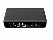 GembirdDAC-WPC-01DigitalalarmClockwithWirelesschargingfunction,Black