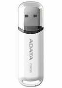 ФлешкаADATAC906,16GBUSB2.0,White,Plastic,ClassicCap