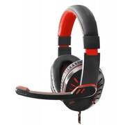 EsperanzaEGH330R"CROW"Red,StereoaudioHeadphoneswithMicrophoneandVolumecontrol,2xmini-jack3.5mm,2mcablelenght,forgamers