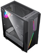 CaseATXGAMEMAXTyphoonCOC,1x120mmARGB,4xLEDstrips,TG,USB3.0,Black