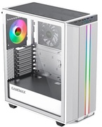 CaseATXGAMEMAXPrecisionCOC,1x120mmARGB,2xARGBStrips,TemperedGlass,2xUSB3.0,White