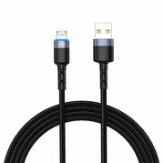 CableUSB-Lightning,cuLED,Nylon,1.2m,TellurBlackTLL155373