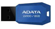 ФлешкаADATA,DashDriveUV100,8GbUSB2.0,blue