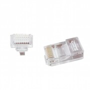 RJ45ModularPlugLC-PTU-01/50,Universalpass-throughmodularUTPplug8P8C,50pcs/bag