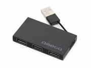 HubUSB2.0OmegaOUH24BB,4ports,black