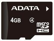 ..4GBMicroSD(Class4),ADATA"AUSDH4GCL4-R"(R/W:14/5MB/s)