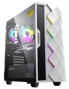 CaseATXGAMEMAXDiamondCOC,1x120mmARGB,1x140mm,LEDstrip,TG,USB3.0,White