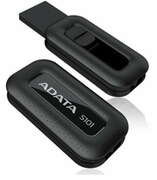 32GbUSB2.0FlashDriveADATA,SuperiorS101,black(Read-18MB/s,Write-5MB/s),Leather,RetractableUSB