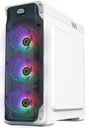 CaseATXGAMEMAXStarLightFRGB,w/oPSU,4x120mmRGBfans,Fancontroller,Transparent,USB3.0,White