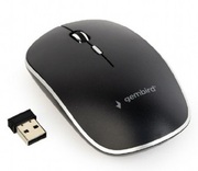 GembirdMUSW-4BSC-01,SilentWirelessOpticalmouse,2.4GHz,4-button,800-1600dpi,Type-Creceiver,Black