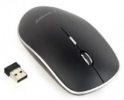 GembirdMUSW-4BSC-01,SilentWirelessOpticalmouse,2.4GHz,4-button,800-1600dpi,Type-Creceiver,Black