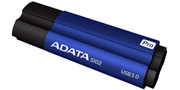 ФлешкаADATAS102Pro,16GBUSB3.0,Titanium-Blue,Aluminum,ClassicCap