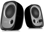 EdifierR12UBlack,2x2WRMS,3,5AUX,USBpower