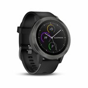 GARMINVivoactive3BlackSiliconeSlate,ActivityTracker,Timer,Stopwatch,Smartnotificatiions,Stepcounter,Movebar,Sleepmonitoring,Caloriesburned,Floorsclimbed,HeartRate,PoolSwimming,GPS