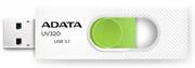 ФлешкаADATAUV320,16GBUSB3.0,White-Green,Plastic,Slider