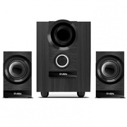 SVENMS-150Black,2.1/8W+2x3.5WRMS,sub.wooden,(sub.4.0"+satl.3")