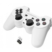 GamepadWirelessEsperanzaGLADIATOREGG108WWhite,vibrationGamePad,16buttons,2sticks,Ergonomicdesign,2modes(analoganddigital),Softsweat-resistantsurfacecoating,PCWin7,8,10/PS3compatible,USB
