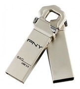 64GBUSB3.0PNYLoopAttacheMetal,Carabinerdesign,(Read115MByte/s,Write25MByte/s)