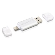 64GBUSB3.1TranscendJetDiveGo300,Sliver,USBflashdrivewithLightningOTG(On-The-Go),Lightning:upto20MB/s/USB3.1Gen1:upto130MB/s,AppleMFiCertifiedLightning,supportJetDriveGoApp,One-touchbackup,Plastic
