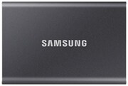 1.0TB(USB3.2/Type-C)SamsungPortableSSDT7,ТitanGrey(85x57x8mm,58g,R/W:1050/1000MB/s)