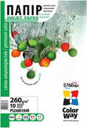 ColorWayPremiumSatinMicroporesPhotoPaper4R,260g,10pcs(PS2600104R)