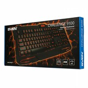 КлавиатураSVENChallenge9100,USB,Black