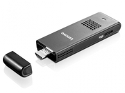 LenovoIdeacentreStick300MicroPC+Win8.1(Intel®QuadCoreZ3735Fupto1,83GHz,2GBDDR3RAM,32GBeMMC,1*USB2.0,HDMI,microSDslot,Wi-Fi802.11b/g/n,BT4.0,Windows8.1,100x38x15mm,65g,Black)