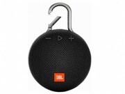 JBLClip3Black/BluetoothPortableSpeaker,3W(1x3W)RMS,BTType4.1,Frequencyresponse:120Hz–20kHz,IPX7Waterproof,Speakerphone,1000mAhrechargeableLithium-ionbattery,JBLConnect,PowerSupply:5V/0.6A,Batterylife(upto)10hr