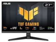 27"ASUSTUFVG279Q3A,Black,IPS,1920x1080,180Hz,FreeSync,1msGTG,250cd,CR1000:1,HDMI+DP,Spkrs