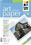 ColorWayArtStripeGlossyFinnePhotoPaperA4,230g,10pcs(PGA230010SA4)