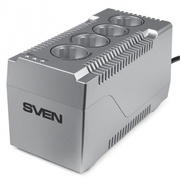 SVENVR-F1000,320W,AutomaticVoltageRegulator,4xSchukooutlets,Inputvoltage:180-285V,Outputvoltage:230V±10%,inputandoutputvoltagedigitalindicatoronthefrontpanel,Powersupplydelayfunction,metalbody