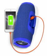 JBLCharge3BlueEU/BluetoothPortableSpeaker,20W(2x10W)RMS,BTType4.1,Frequencyresponse:65Hz-20kHz,IPX7Waterproof,Speakerphone,6000mAhpowerbankUSB5V/2A,JBLConnect,PowerSupply:5V/2.3A,Batterylife(upto)20hr