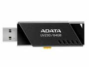 ФлешкаADATAUV330,64GBUSB3.0,Black,Plastic,Slider