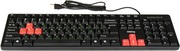 КлавиатураDialogKS-030UBlack-RedUSB