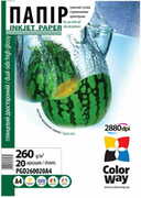 ColorWayDualSideHighGlossyPhotoPaperA4,260g,20pcs(PGD260020A4)
