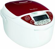 MulticookerMOULINEXMK705134,750W,5lcontainerwithnon-sticksurface,9programs,LEDdisplay,timer.whitered